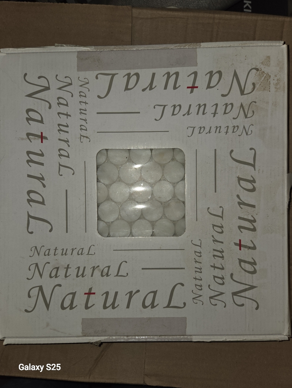  Tuscany Calacatta Gold1.2" x 1.2" Fiesole on 11.2" x 11.5" sheet.